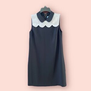 CeCe black and white sleeveless dress